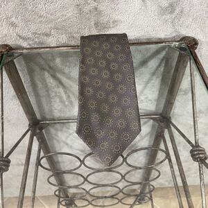 JOHN VARVATOS Seven 7 Fold Men's Silk Necktie LUXURY Foulard Gray Italy 59 1/4 “